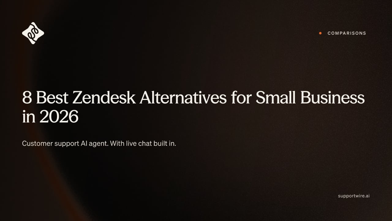 8 Best Zendesk Alternatives for Small Business in 2026