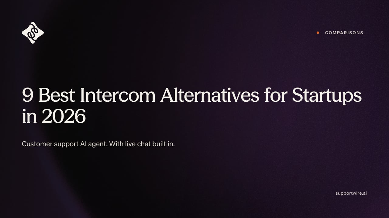 9 Best Intercom Alternatives for Startups in 2026