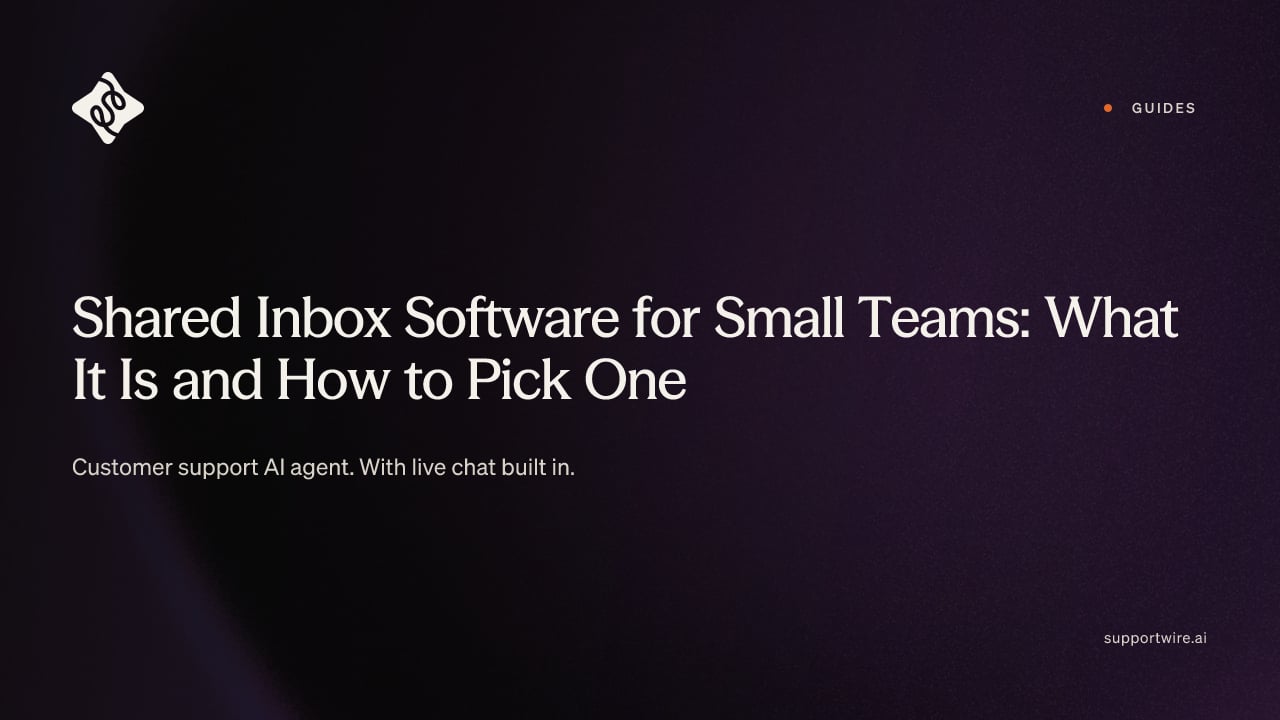 Shared Inbox Software for Small Teams: What It Is and How to Pick One